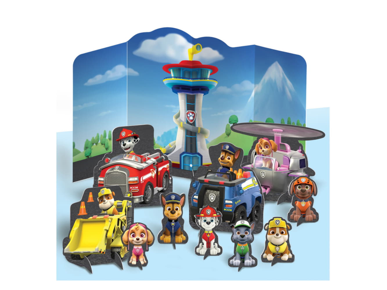 Paw Patrol Table Decorating Kit - The Party Warehouse