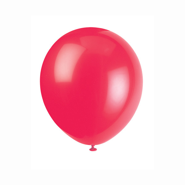 12″ Latex Balloons, 72Ct – Ruby Red - The Party Warehouse
