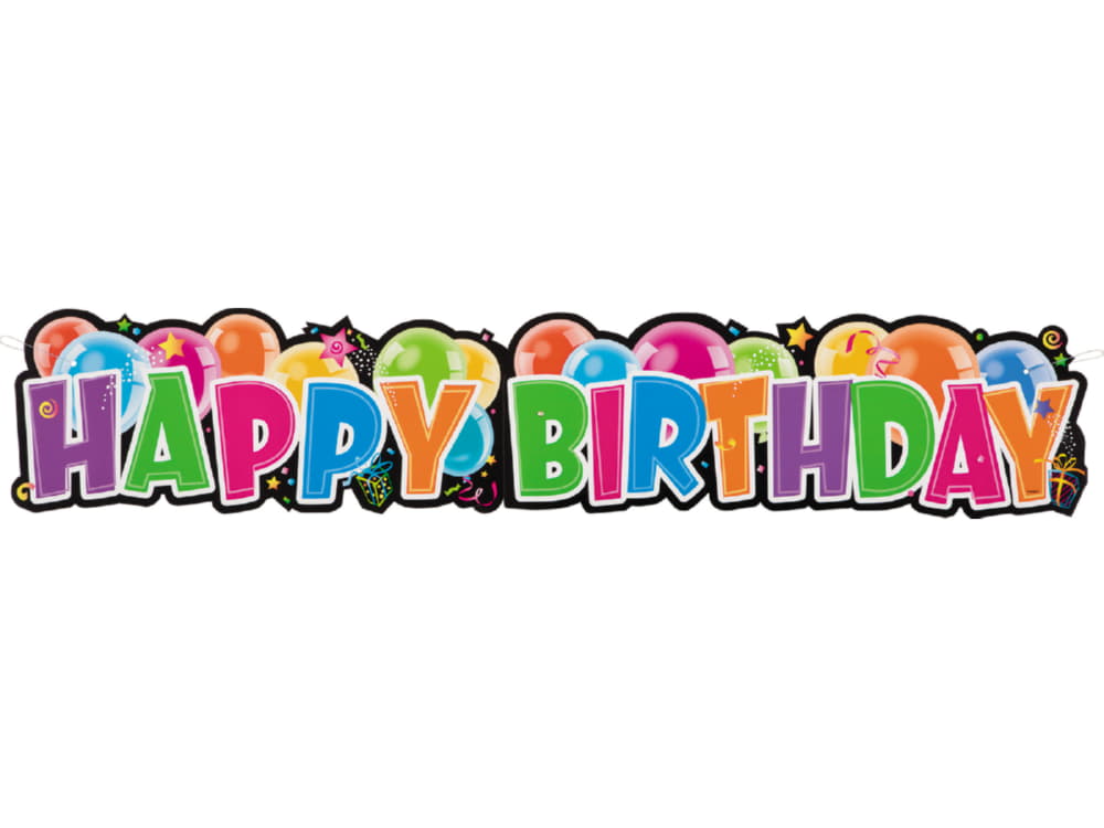 Giant Jointed Birthday Banner - The Party Warehouse