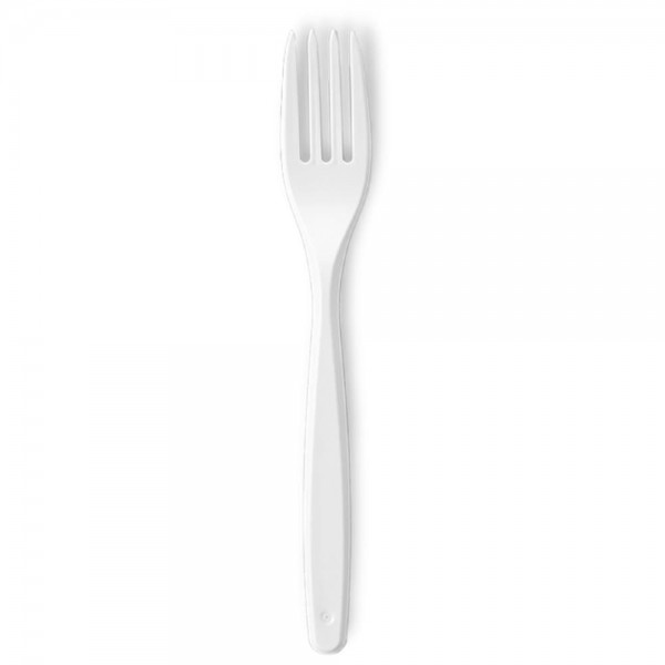 Darnel Bistro Fork 100 Ea, White